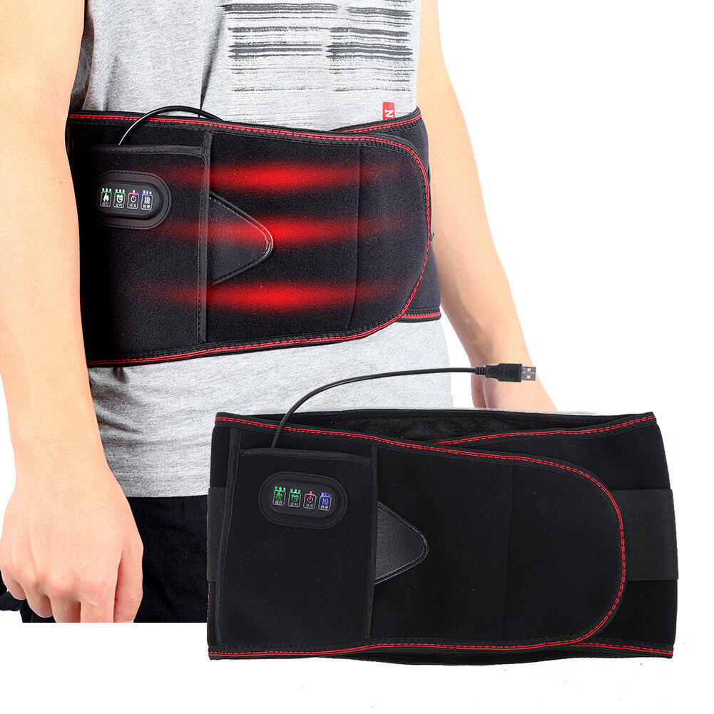 new Waistband Massage Waist Warming Belt (4 Button Charging Type) HGF koeek - KOEEK