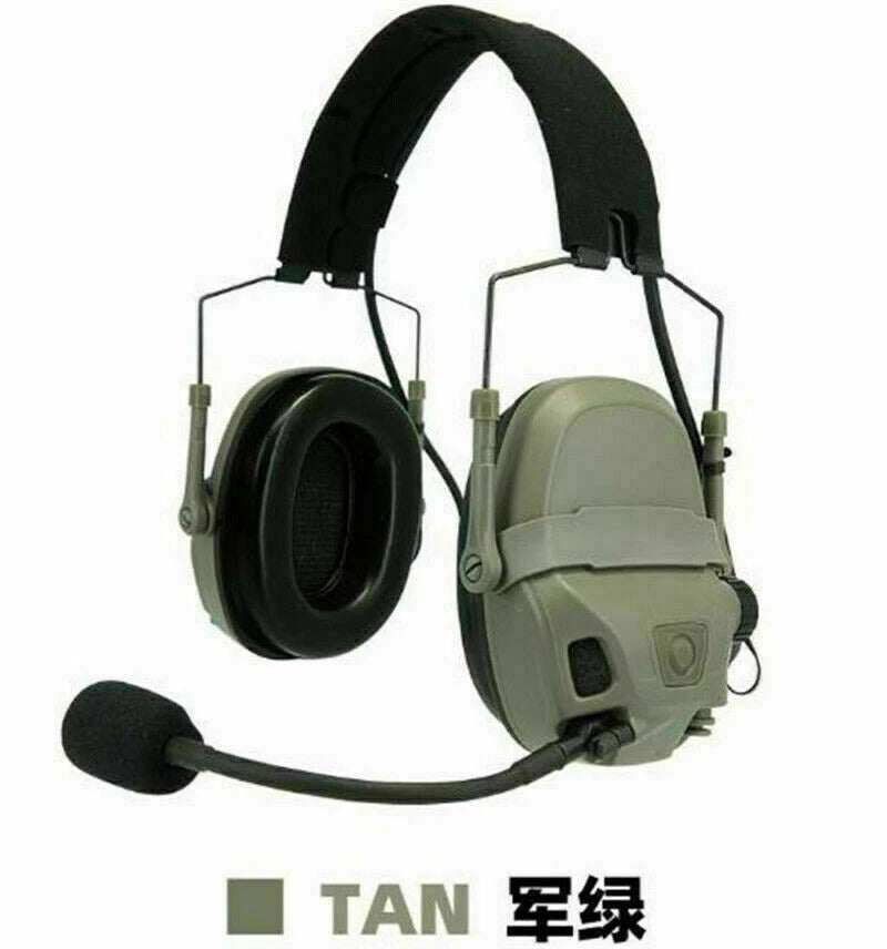 IN Stock FMA FCS AMP Tactical Communication Noise Headset Reduction V20/V60 PTT FMA - KOEEK