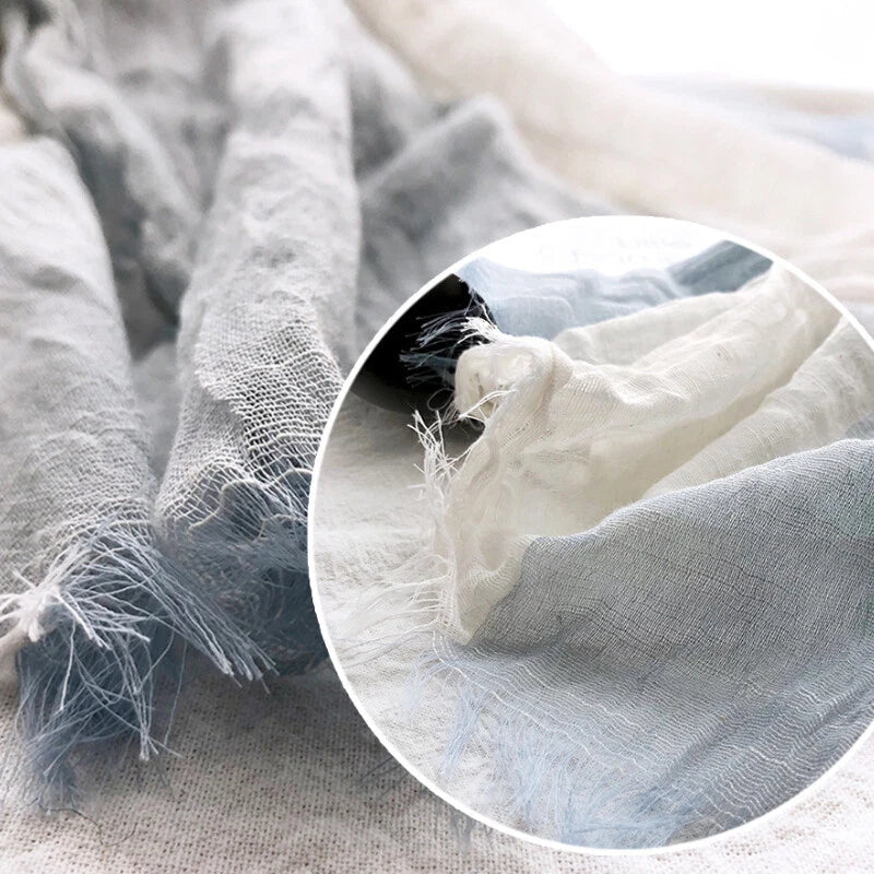 Soft Linen Cotton Scarf Shawls Muslim Large Hijab Wraps Unisex Women Men Scarves 07FC0E-D4 - KOEEK