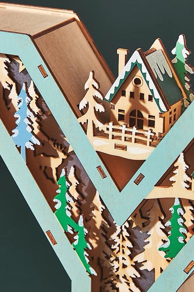 ANTHROPOLOGIE WONDERLAND MONOGRAM LETTER “Y” HOLIDAY CHRISTMAS LIGHT UP ANTHROPOLOGIE - KOEEK