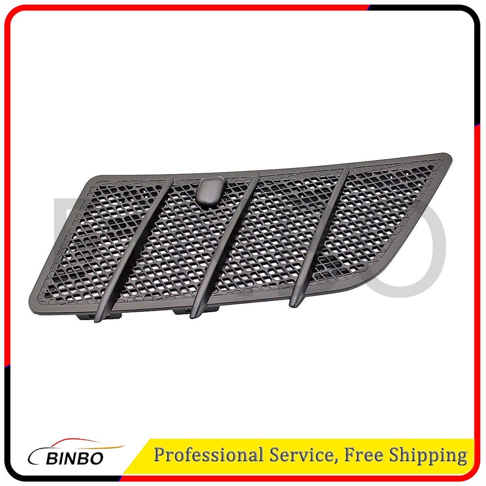 2PCS Hood Air Vent Grille Cover For 08-11 Mercedes-Benz W164 GL ML Class 350 450 07FC0E-D4 - KOEEK