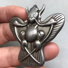Tibetan Toujia Garuda Pendant Handmade Gold Wing Bird Amulet Collectible 07FC0E-D4 - KOEEK