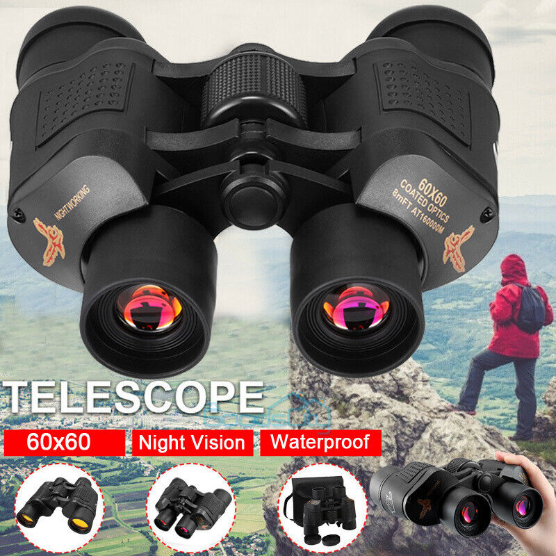 60X60 High Power Military Binoculars with Day/Night Vision