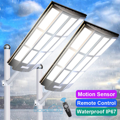 new Outdoor Solar Street Light Motion Sensor Lamp Commercial Dusk To Dawn Road Lamp