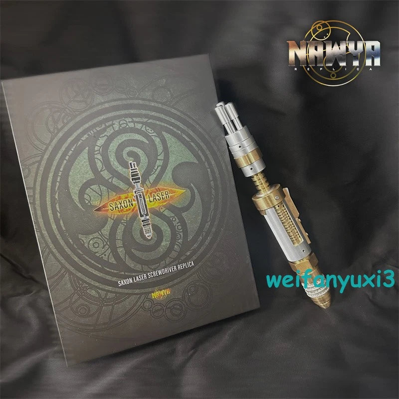 Doctor Who Master Metal Sonic Screwdriver Replica LED Prop Scalable Hand Lamp 07FC0E-D4 - KOEEK