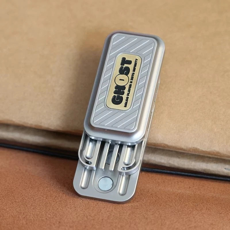Ghost Fidget Slider Tuning Fork Slider Metal EDC Fidget ADHD Anti-anxiety Toys 07FC0E-D4 - KOEEK