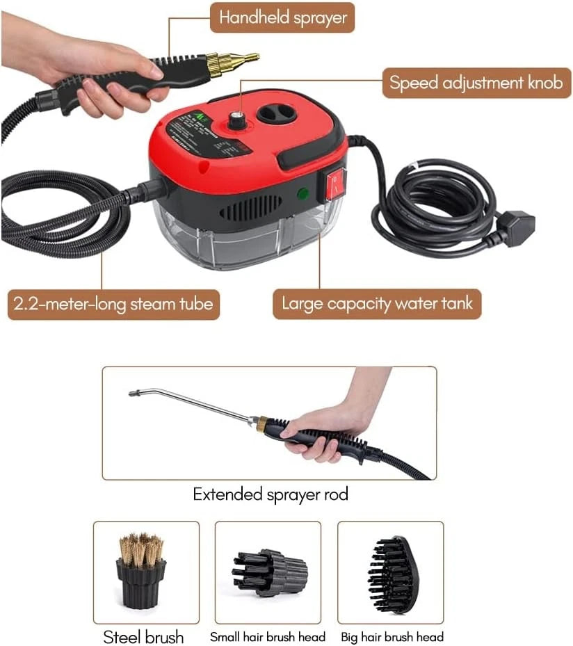Handheld steam cleaner High-temperature high-pressure steam cleaner 07FC0E-D4 - KOEEK