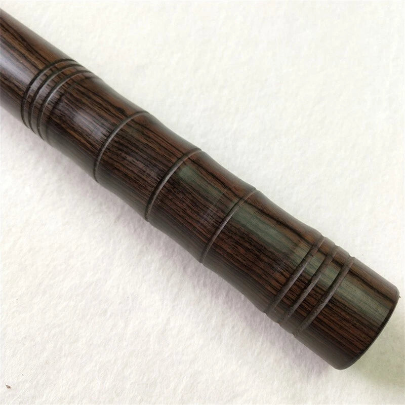 Ebony Wood Round Stick Lumber Shaft Weapon Defense Pen Beads Craft Prop 40/50CM 07FC0E-D4 - KOEEK