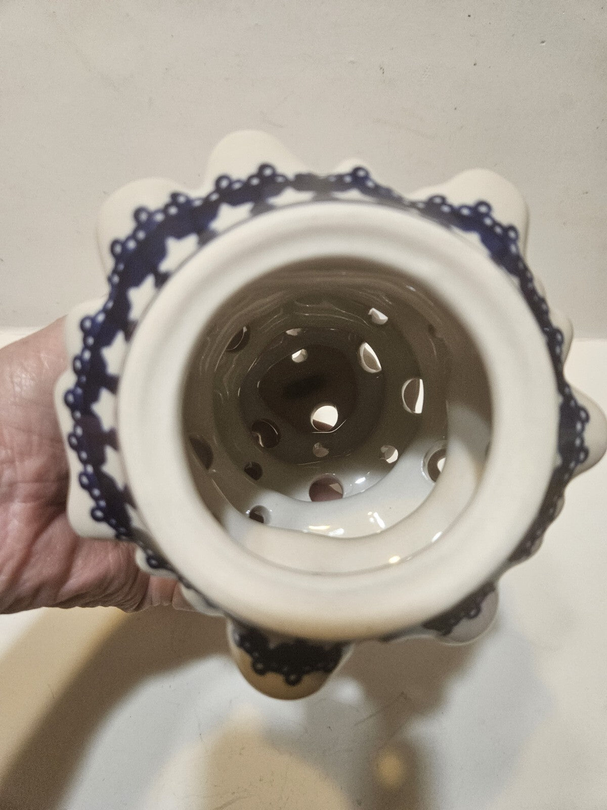 Boleslawiec Polish Pottery Luminary Christmas Tree Tea Light NIB Stand 10437☆ BOLESLAWIEC - KOEEK