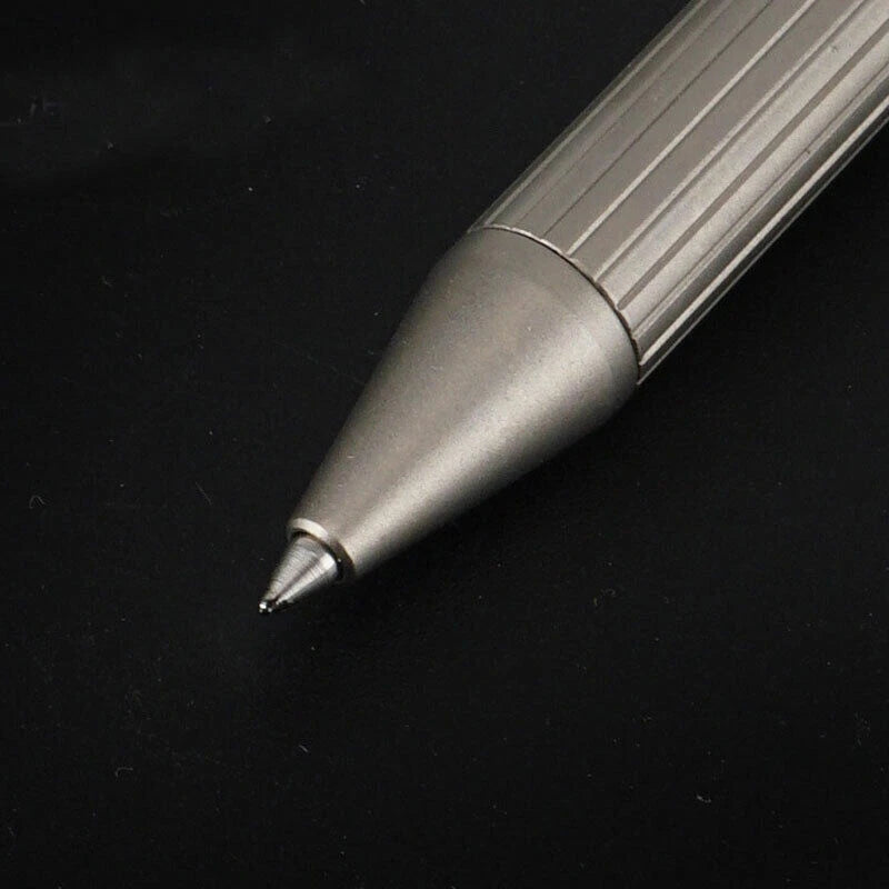 Titanium Pocket Pen Students Ballpoint Pen Portable Signature Pen Outdoor EDC 07FC0E-D4 - KOEEK