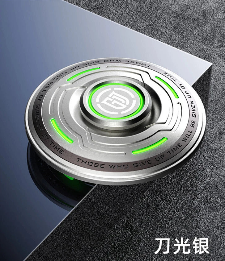 Metal Luminous UFO Hand Spinner Creative EDC Fingertip Gyro Adult Antistress Toy 07FC0E-D4 - KOEEK