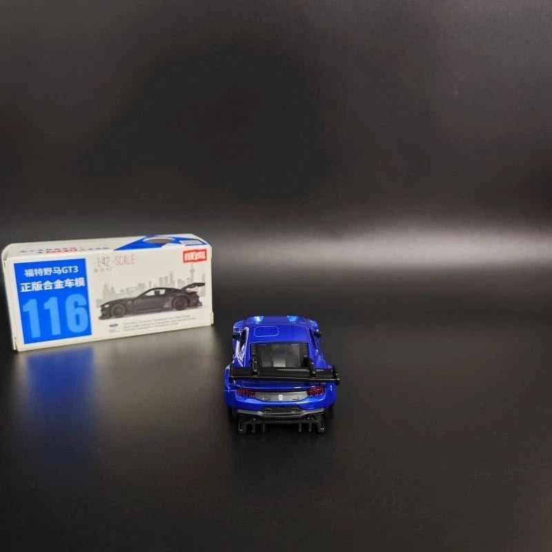 1:43 Blue Ford Mustang GT3 Die-Cast Alloy Model Car Collectible Gift 07FC0E-D4 - KOEEK