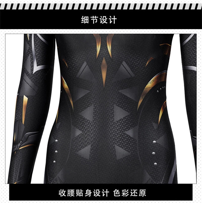Black Panther2 Wakanda Forever Shuri Cosplay Costume Jumpsuits With Mask  Set 07FC0E-D4 - KOEEK