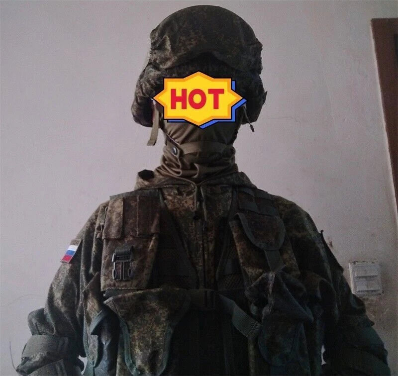 Hot US！ Replica Russian Army 6B47 Tactical Helmet + Helmet Cover + Goggles Cover 07FC0E-D4 - KOEEK