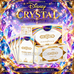 2026 CardFun Disney Crystal Series Trading Cards Hobby Box Sealed Pre-Order 07FC0E-D4 - KOEEK