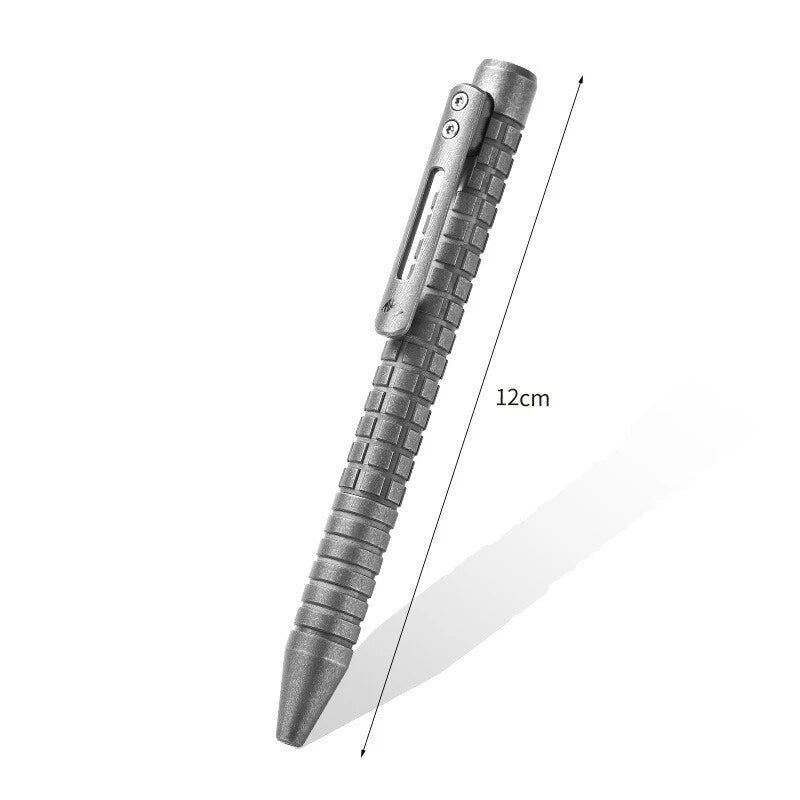 TC4 Titanium Alloy Bolt Action Pen Office Signature Writing Pocket EDC Tool Pens 07FC0E-D4 - KOEEK