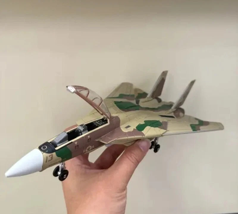 1/72 US F-14A Tomcat F-14 Fighter Topgun 13 'Desert' Plastic Painted Unassembled 07FC0E-D4 - KOEEK