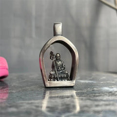 Buddha Statue Protector Amulet Gawu Box Ksitigarbha Pendant Amulet Necklace 07FC0E-D4 - KOEEK