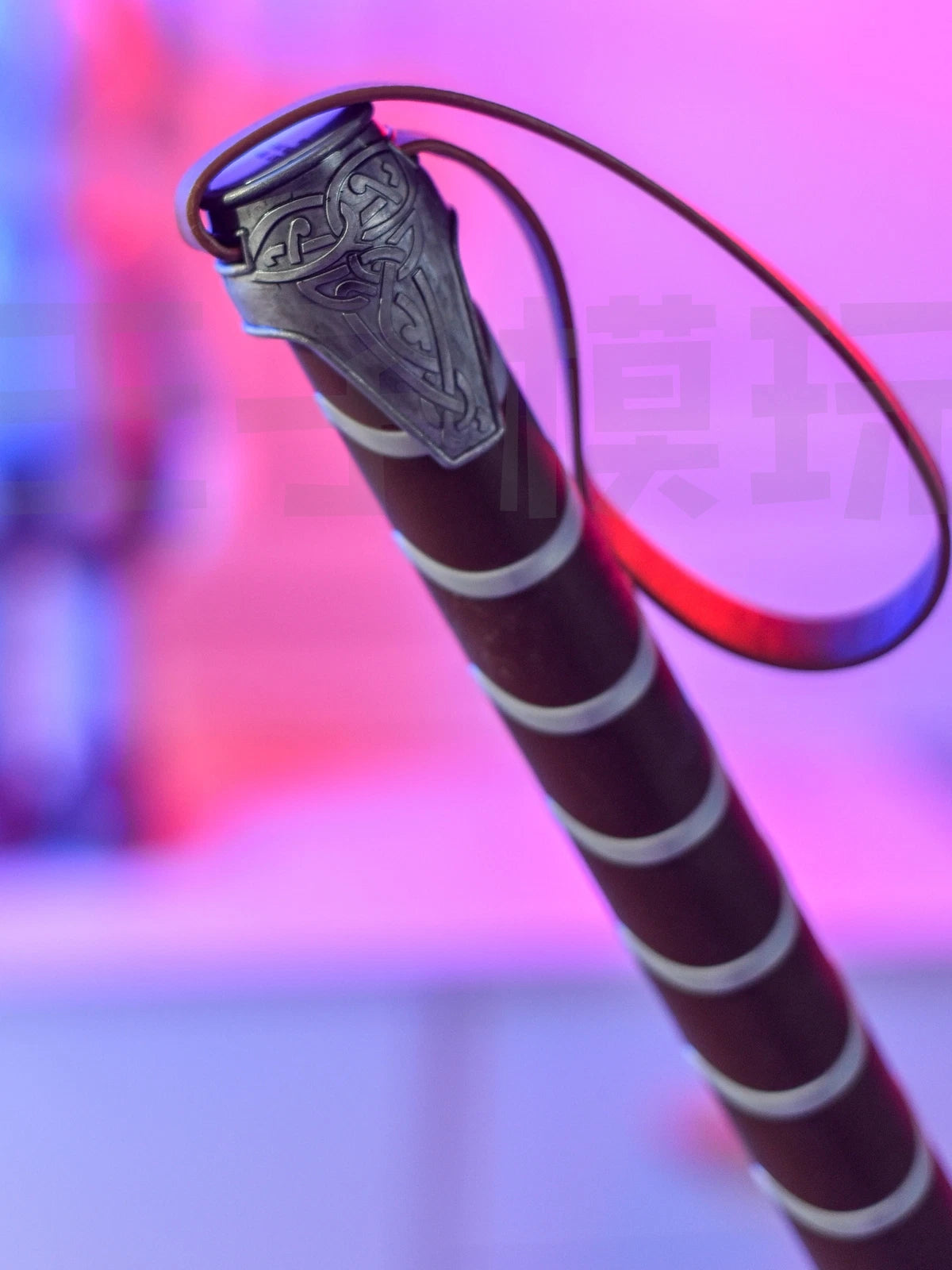 19in Marvel Legends Avengers Thor Mjolnir 1:1 Hammer Full Metal LED Sounds Prop 07FC0E-D4 - KOEEK