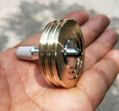 Brass Hand Twisting Spinning Tops Fingertip Top Hand Spinner Toys Gift 07FC0E-D4 - KOEEK