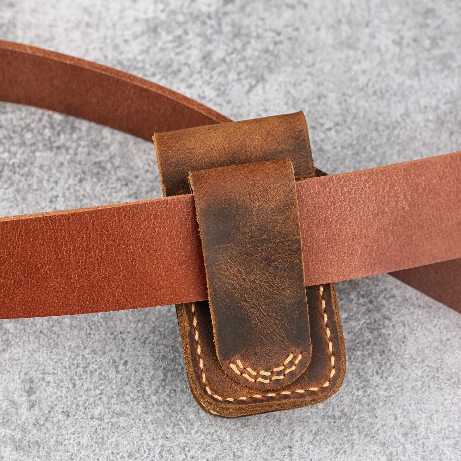 Leather multitool sheath for leatherman Wave Surge Signal, leatherman belt pouch 07FC0E-D4 - KOEEK