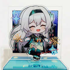 Anime Honkai: Star Rail Cute Firefly Desktop Stand Figure Collection Decor 07FC0E-D4 - KOEEK