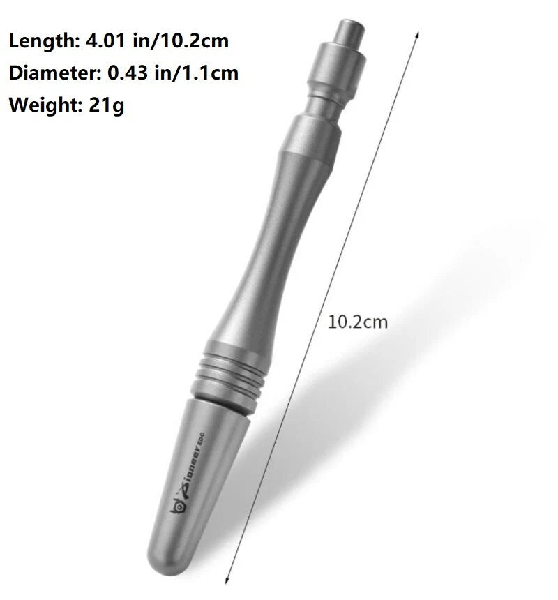 EDC Titanium Ballpoint Pen Signature Writing Pocket Pen Business Office Gift 07FC0E-D4 - KOEEK