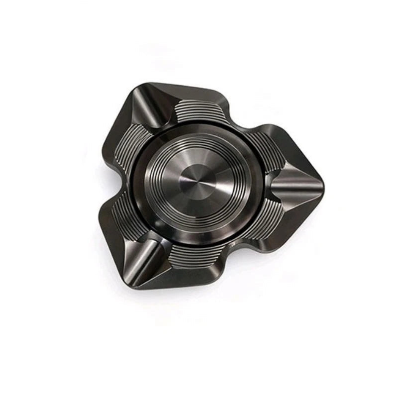 EDC Minimalist Fidget Spinner Stainless Steel Metal Fingertip Rotating Toy Gift 07FC0E-D4 - KOEEK