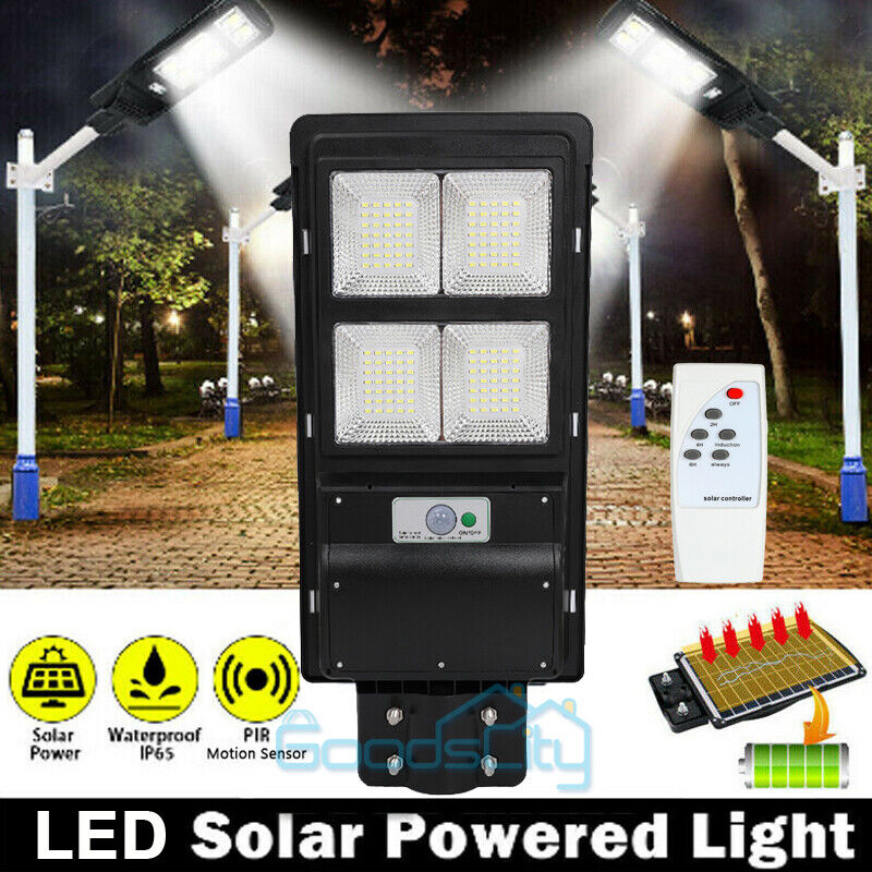 ny 99000000LM Kommerciel LED Solar Gadelys IP67 Lys parkeringsplads Vejlampe