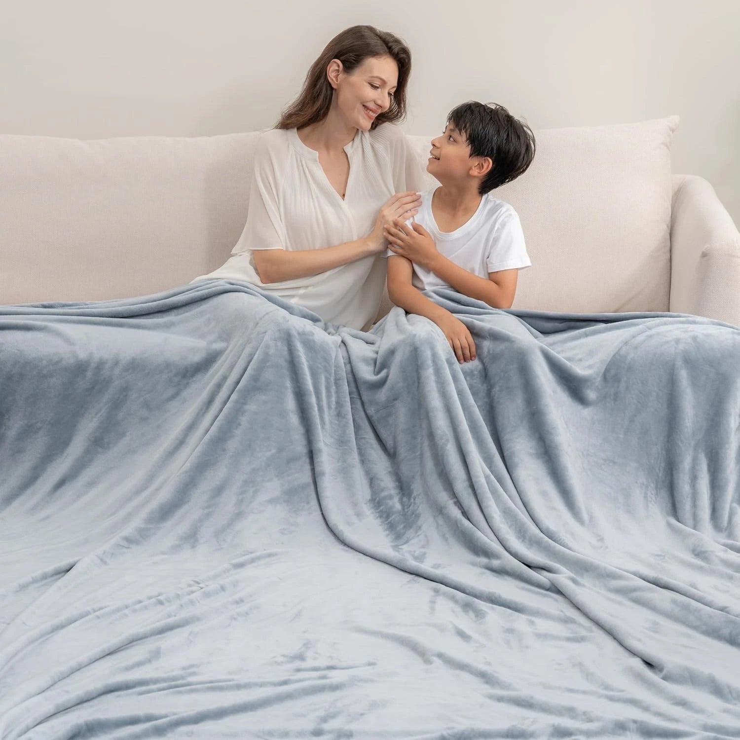Velvet blanket, extra-large family blanket, suitable for all seasons 07FC0E-D4 - KOEEK