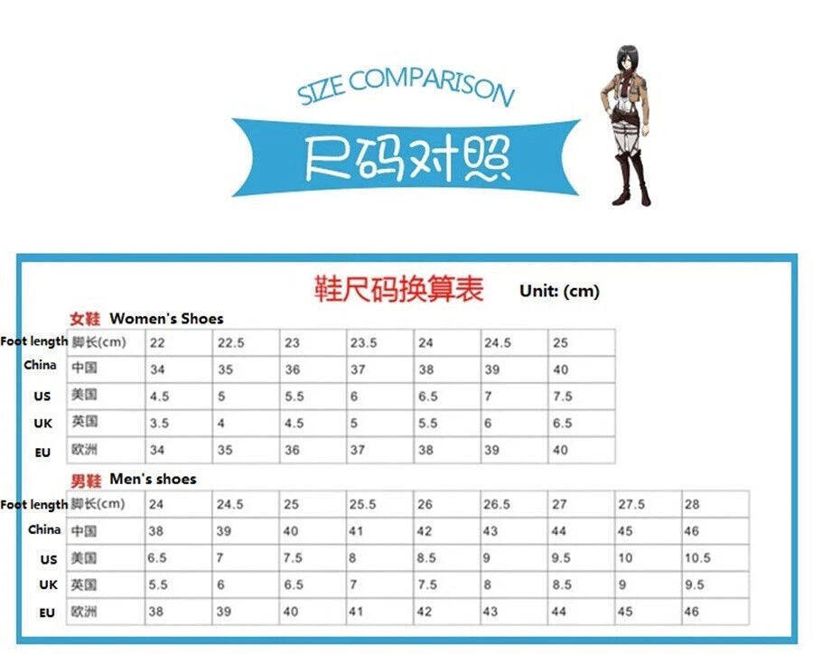 Anime Attack On Titan Eren Jager Cosplay Shoes Cos Shingeki no Kyojin Long Boots 07FC0E-D4 - KOEEK