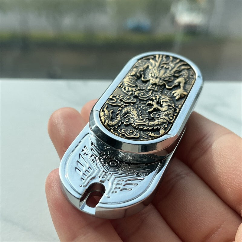 Exquisite Chinese Dragon Fidget Slider EDC Cool 3D Dragon Carving Fidget Toy 07FC0E-D4 - KOEEK