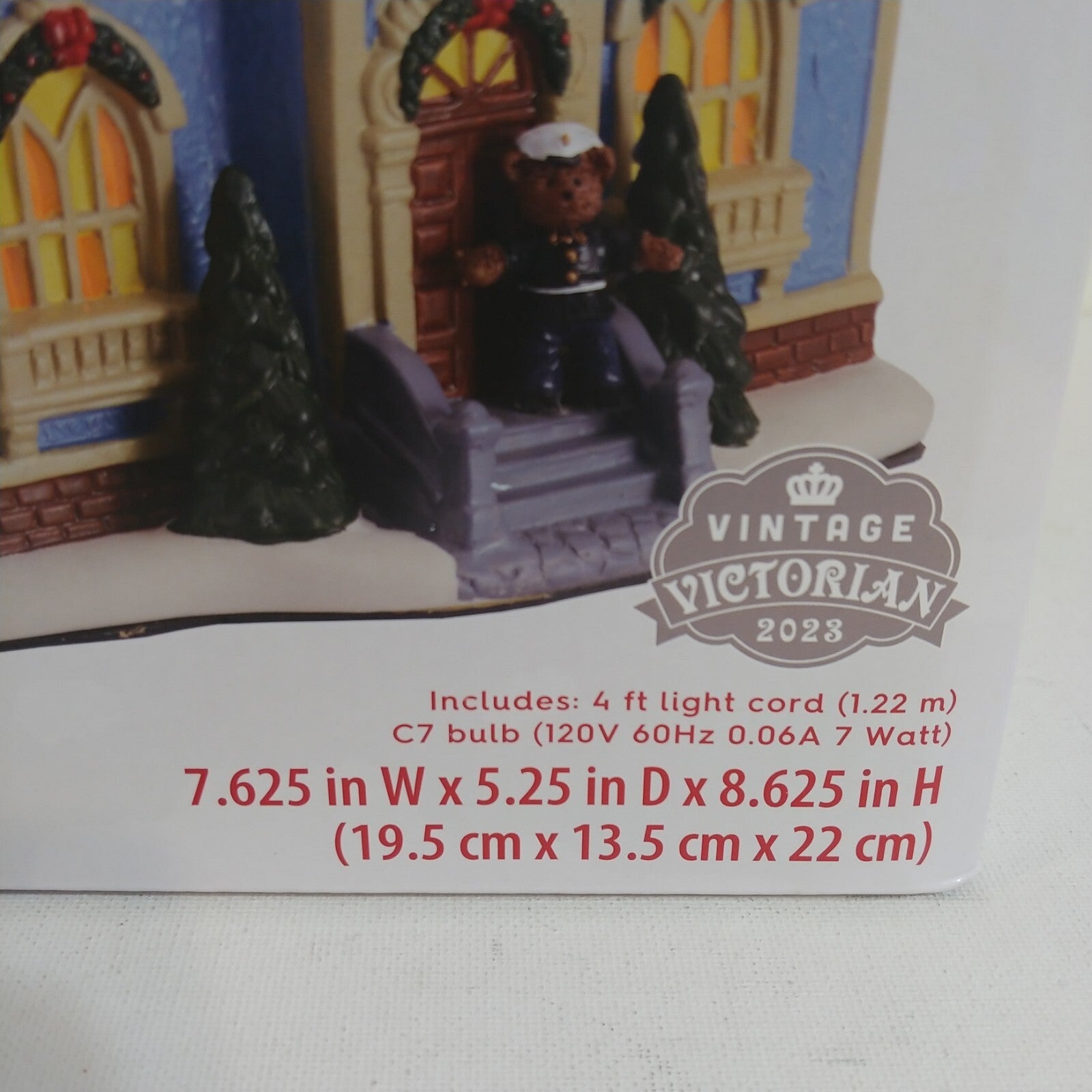 !! Marines Toys For Tots Holiday Time Christmas Village Light Up House 2023 HOLIDAY TIME - KOEEK