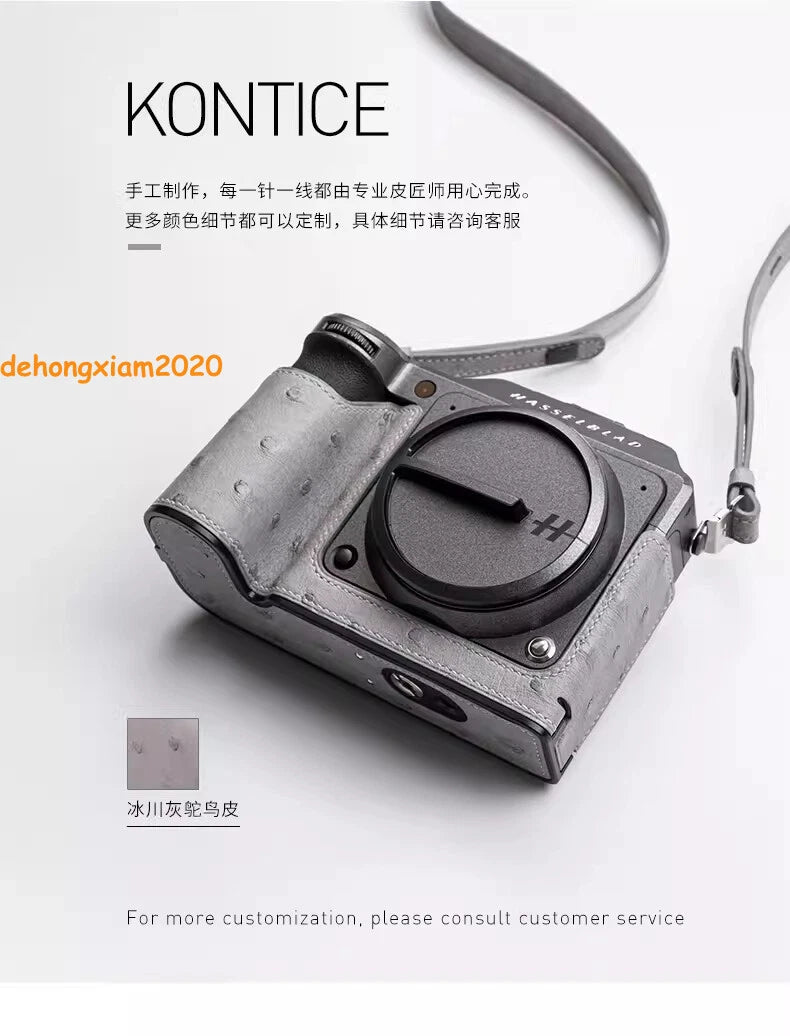Handmade  Leather Half Case Cover Bag For Hasselblad x2d X2D Camera Gift 07FC0E-D4 - KOEEK