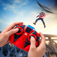 Marvel Avengers Captain America RC Helicopter with LED Lights and Gyro Stabilize MARVEL - KOEEK