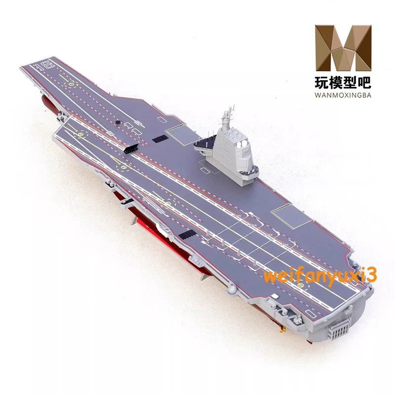 1:700 Navy Fujian Aircraft Carrier CV-18 Finished Plastic Model with LED Lights 07FC0E-D4 - KOEEK