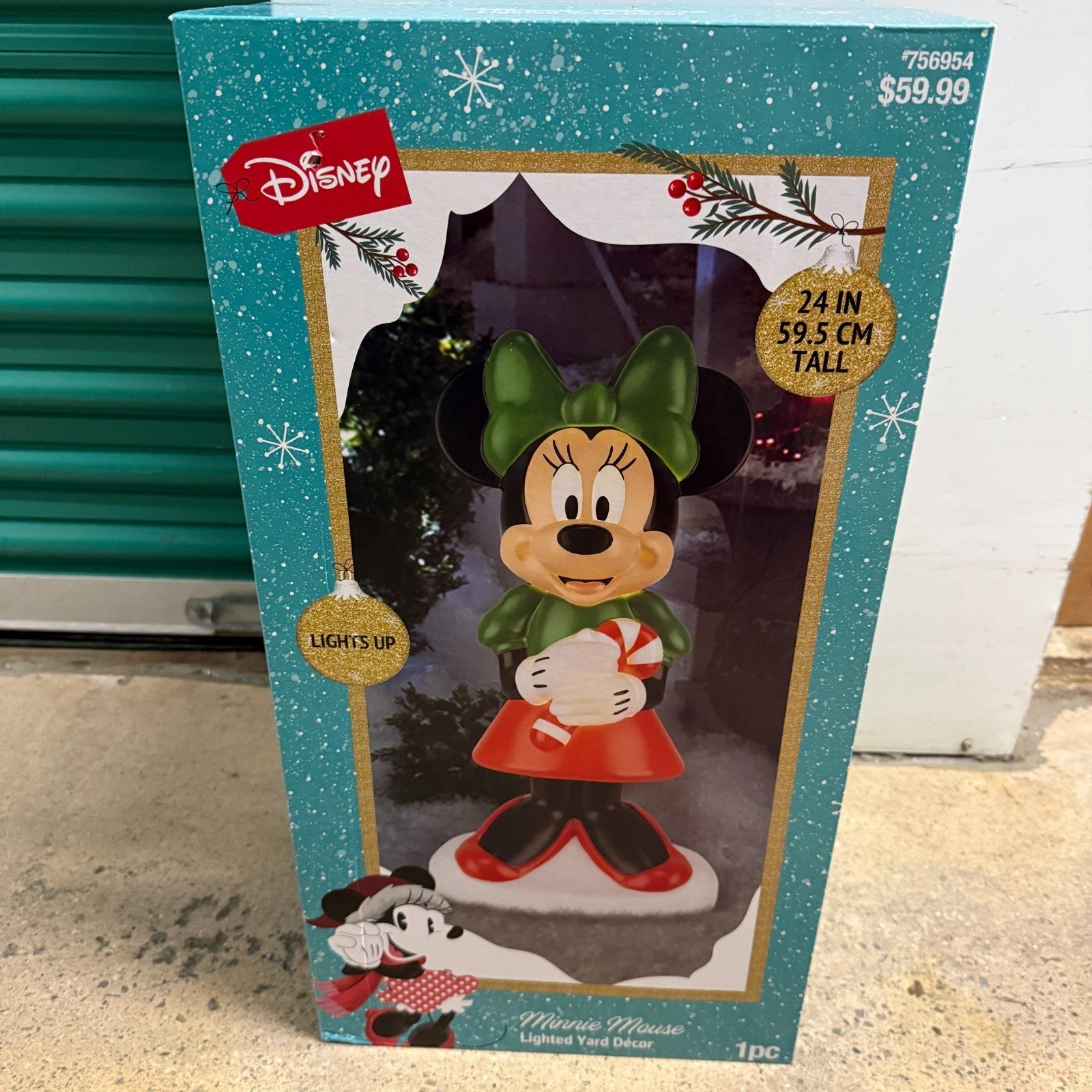 Disney Minnie Mouse Blow Mold Lighted Christmas Yard Decoration 2 FT Gemmy GEMMY - KOEEK