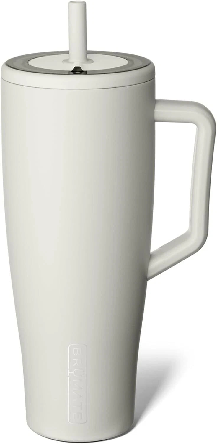 40 oz Tumbler with Handle and Straw |  Leakproof Insulated Tumbler with Lid 07FC0E-D4 - KOEEK