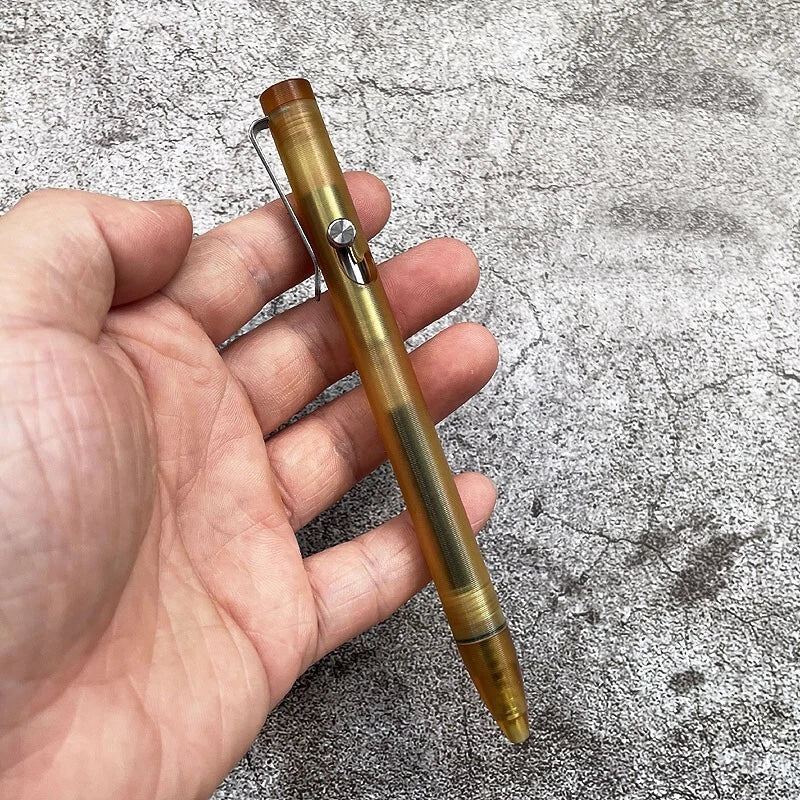 Polyetherimide ULTEM Titanium Alloy Pocket Signature Ballponit GelPenG2RefillEDC 07FC0E-D4 - KOEEK