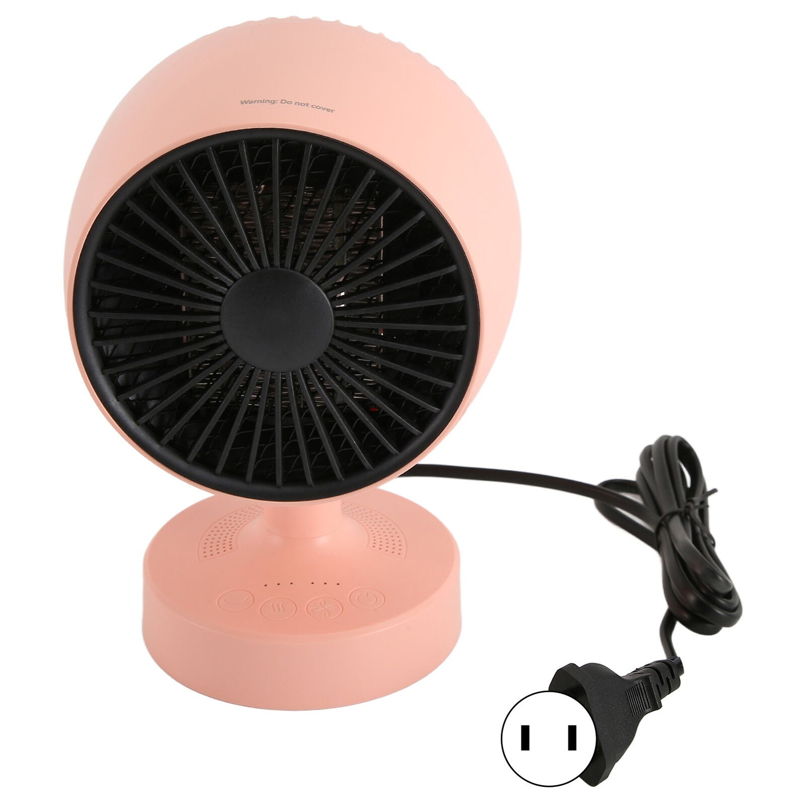 new (US Plug)Desk Heater Portable Hot Cold Heater Fan Low Noise 100-240V For Office koeek - KOEEK