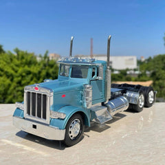 1/32 Blue Peterbilt Heavy Truck Diecast Model Cab Only Loose Accessories 07FC0E-D4 - KOEEK