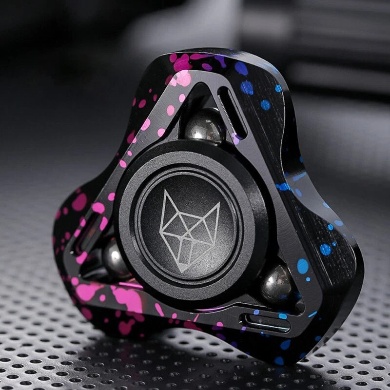 Fidget Hand Spinner EDC Toy Silent Bearing Metal Finger Gyro Relieve Stress Gift 07FC0E-D4 - KOEEK