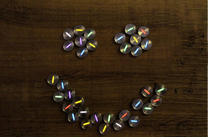 EDC TC4 Titanium Alloy Patch Light Night Self-luminous Signal Lamp Patch Toy 07FC0E-D4 - KOEEK