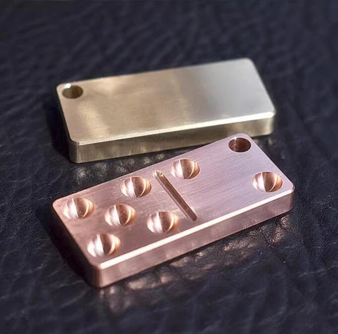 Brass/Copper Small Pendant EDC Portable Creative Chain Pendant Ornamen Adult Toy 07FC0E-D4 - KOEEK
