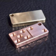 Brass/Copper Small Pendant EDC Portable Creative Chain Pendant Ornamen Adult Toy 07FC0E-D4 - KOEEK