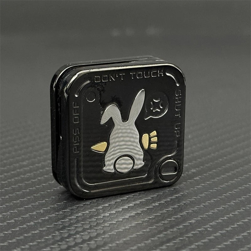 Novel Angry Rabbit EDC Fidget Slider Three-Layer Side Push Haptic Slider 07FC0E-D4 - KOEEK