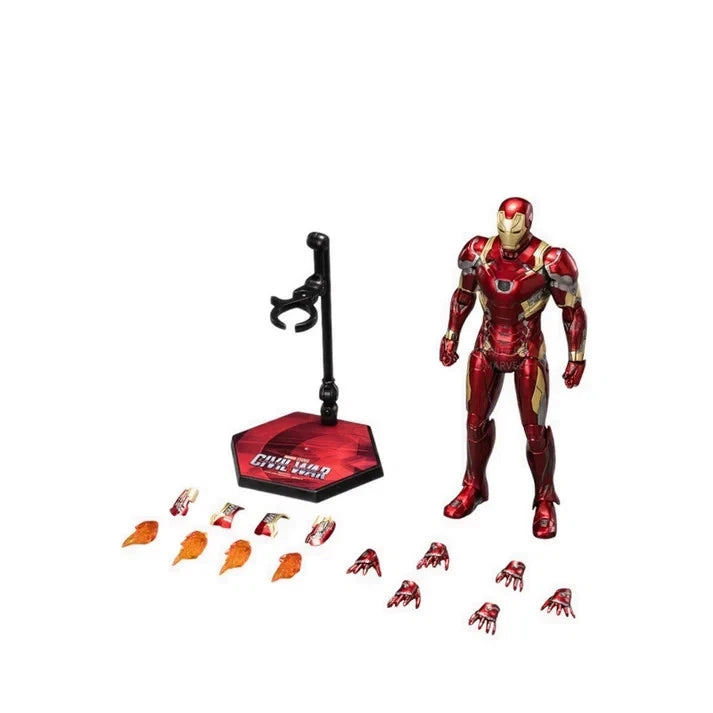 ZD Toys Marvel Iron Man Mark 46 MK46 1/10 Scale 7" Action Figure Model Collector ZD_TOYS - KOEEK