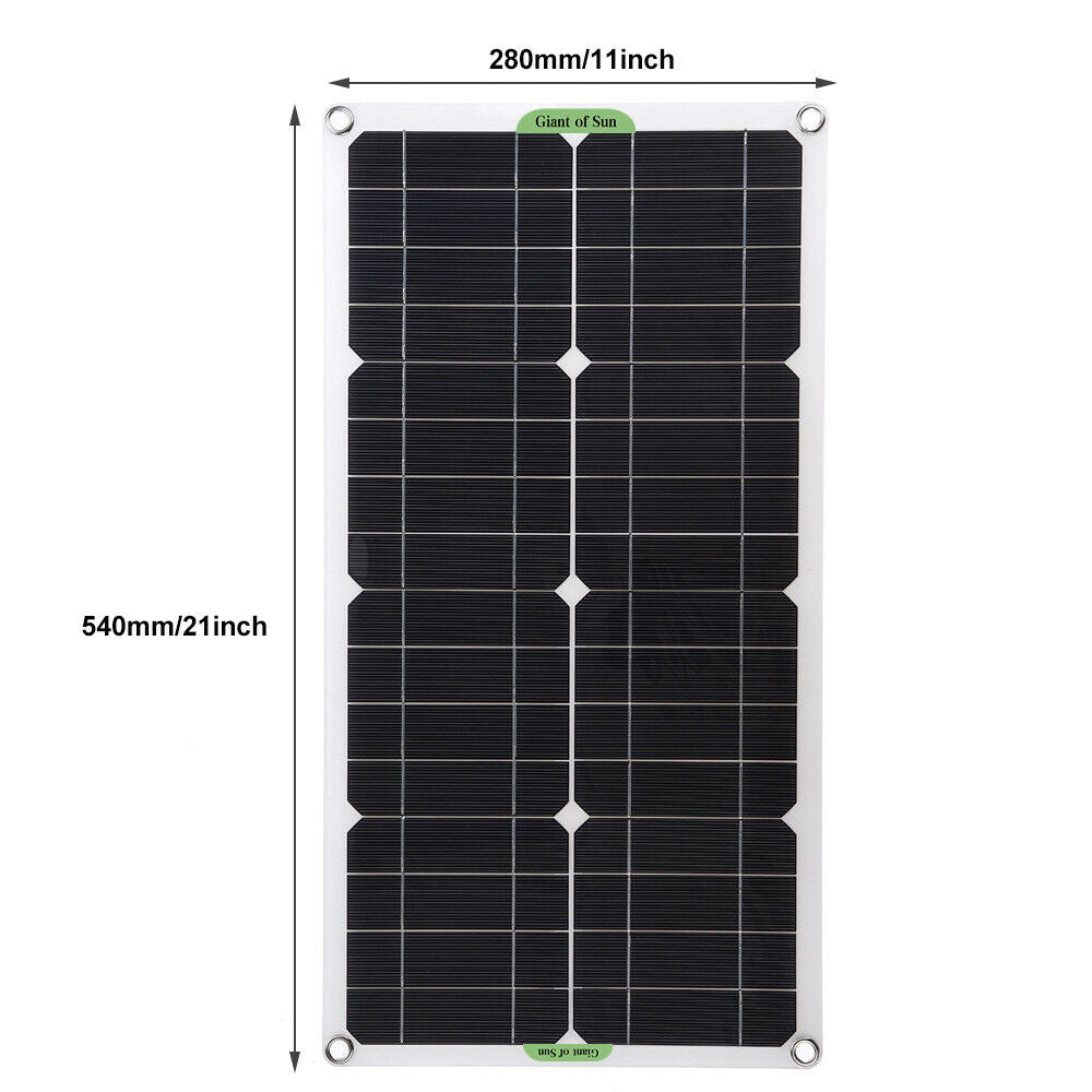 ny 150W Watt fleksibelt solpanel 12V Mono RV Rooftop Off-Grid Power Camping Home