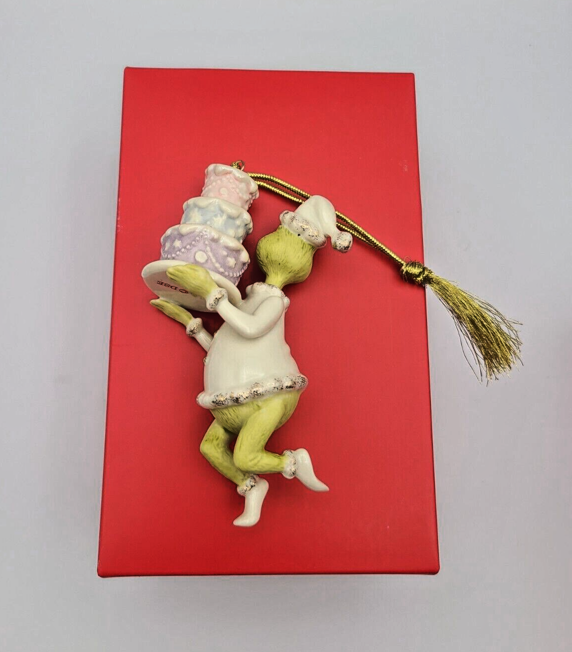 Lenox " Grinch  Takes the Cakes"  Christmas Ornament - Dr Seuss LENOX - KOEEK