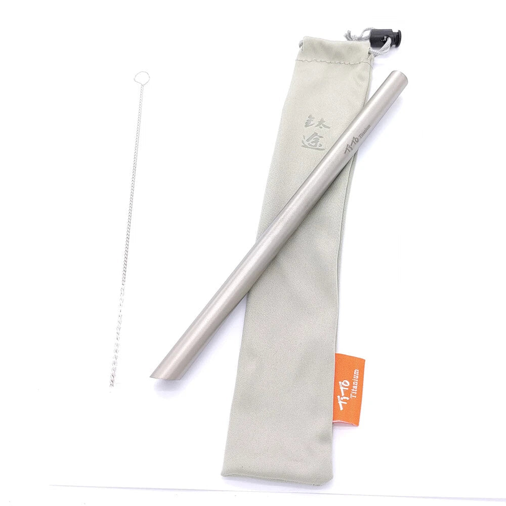 TC4 Titanium Alloy Outdoor Camping Coffee Drinks Straw EDC Portable Multi Tools 07FC0E-D4 - KOEEK